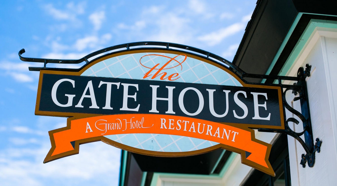 The Gate House sign outside